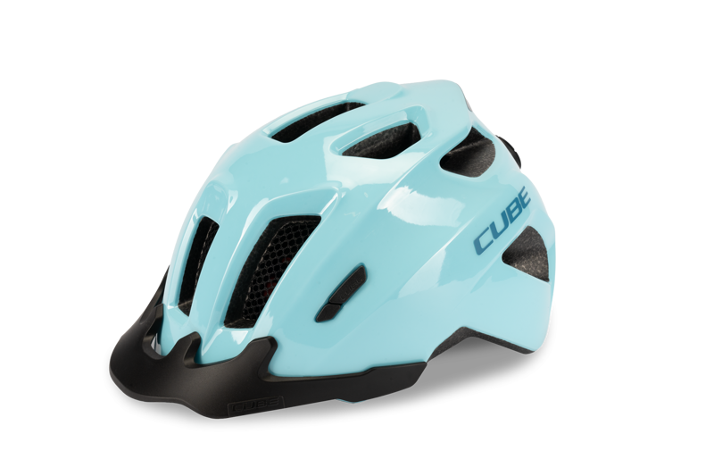 Cube Fink Childs Cycling Helmet In Blue