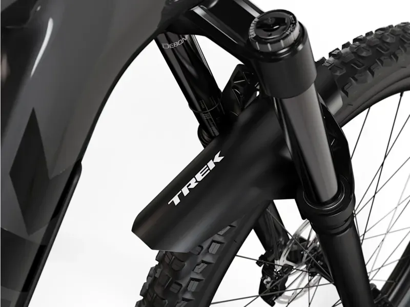 Trek Enduro Front Mudguard Trek Logo in Black-1