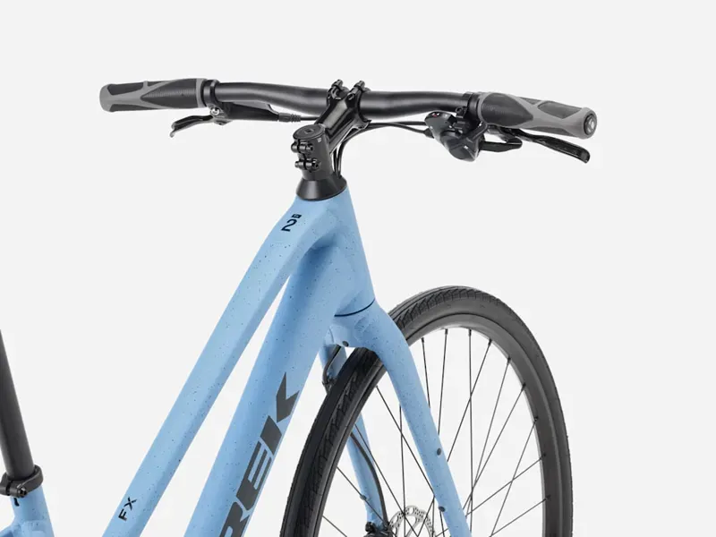 2027 Trek FX 2 Midstep Hybrid Bike in Fjord Blue-2