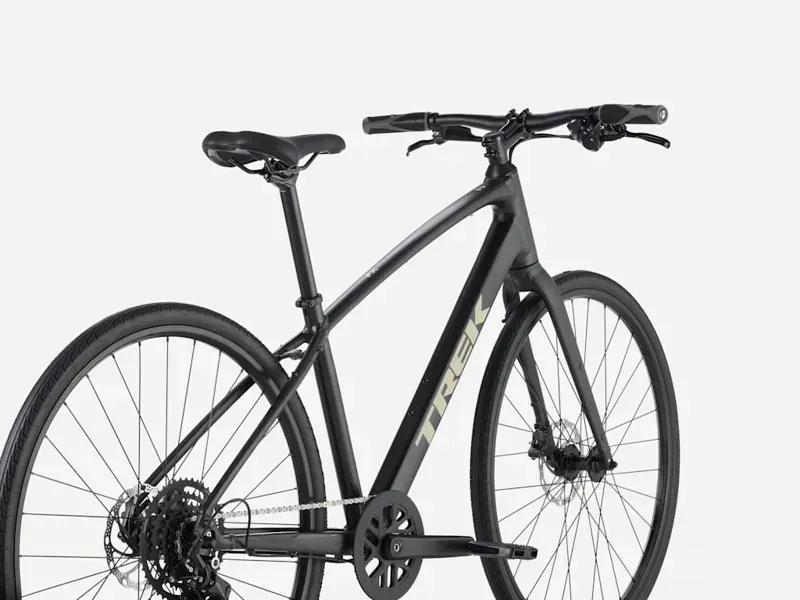 2027 Trek FX 2 Stepover Hybrid Bike in Carbon Dark Grey-1