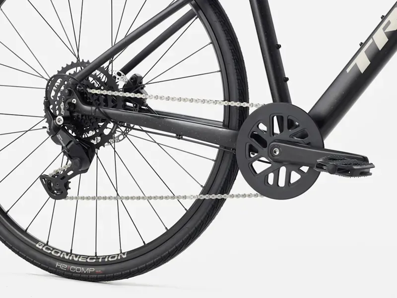 2027 Trek FX 2 Stepover Hybrid Bike in Carbon Dark Grey-4
