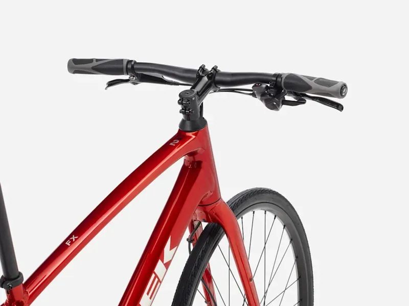 2027 Trek FX 2 Stepover Hybrid Bike in Fury Red-2