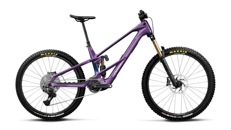 Orbea Wild LT M10 Mullet eMountain Bike in Royal Plum - Noctiluca C.View
